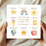 Personalised Teacher Thank You Cards From Students End of Term