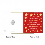 Great Teacher Appreciation Cards Thank You Card For School