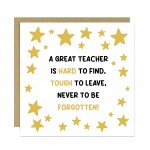 Best Teacher Cards From Kids Students Thank You Card For Teacher
