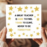 Best Teacher Cards From Kids Students Thank You Card For Teacher