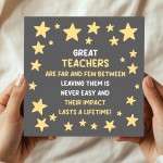 Teacher Thank You Card From Kids Best Teacher Card End of Term