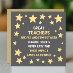 Teacher Thank You Card From Kids Best Teacher Card End of Term