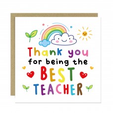 Teacher Card For Best Teacher Thank You Cards for Teacher Card