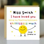 PERSONALISED Thank You Cards for TA Loved You This Much PERSONALISED Thank You Cards for TA Loved You This Much
