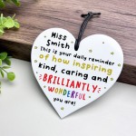 Personalised Gift For Teacher Teaching Assistant Wonderful Gift