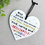Personalised Gift For Teacher Teaching Assistant Wonderful Gift