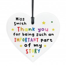 Personalised Gift For Teacher Teaching Assistant Important Part