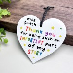 Personalised Gift For Teacher Teaching Assistant Important Part