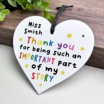 Personalised Gift For Teacher Teaching Assistant Important Part