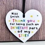 Personalised Gift For Teacher Teaching Assistant Important Part