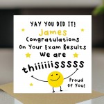 Personalised Congratulations Well Done Card Proud of You Card