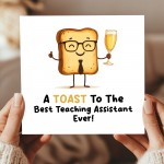 Novelty Leaving School Nursery Card For Teaching Assistant