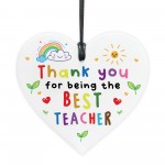 Gift For BEST TEACHER Gift For Him Her Teacher Plaque