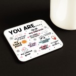 Christmas Birthday Gift For Best Friend Bestie Coaster