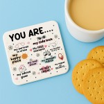Christmas Birthday Gift For Best Friend Bestie Coaster