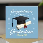 Graduation Card Congratulations On Your Degree Class of 2025 
