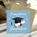 Graduation Card Congratulations On Your Degree Class of 2025 