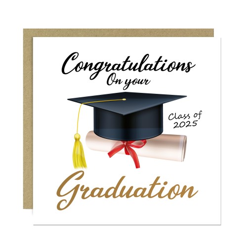Graduation Card Congratulations On Your Graduation 2025