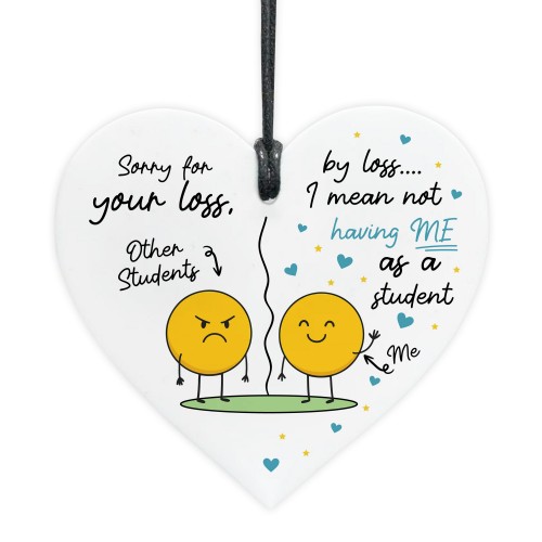 Funny Leaving School Nursery College Gift For Teacher Goodbye