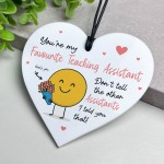Gift For Favourite Teaching Assistant Teacher Plaque Thank You