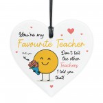 Gift For Favourite Teacher Plaque Thank You Gift For Him Her