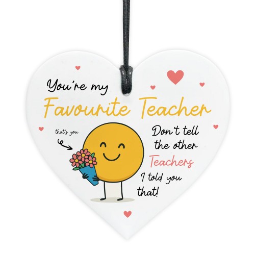 Gift For Favourite Teacher Plaque Thank You Gift For Him Her