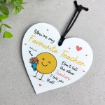 Gift For Favourite Teacher Plaque Thank You Gift For Him Her