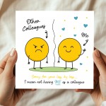 Funny Colleague Leaving Card Retirement Leaving Cards Goodbye