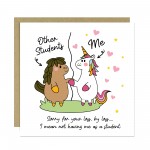 Funny Teacher Cards For End of Term Leaving School or Nursery No