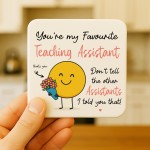 Thank You Gift For Teaching Assistant Funny Teacher Gift Thank You Gift For Teaching Assistant Funny Teacher Gift
