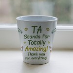  Teaching Assistant Gift Teacher Plant Pot 10cm x 9cm Thank You