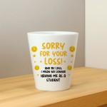Funny Gift For Teacher Plant Pot 10cm x 9cm Sorry For Your Loss