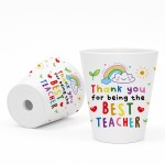 BEST TEACHER GIFT Plant Pot 10cm x 9cm Thank You Gift