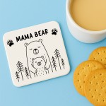 Mama Bear Coaster Gift For Mum From Daughter Birthday Mothers 