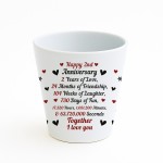 2nd Anniversary Gifts For Wife Girlfriend Boyfriend Couple Gift