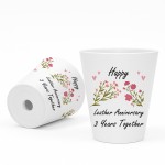 3rd Wedding Anniversary Gifts For Wife Couple Gift Plant Pot