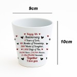 4th Anniversary Gifts For Wife Girlfriend Boyfriend Couple Gift