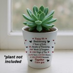 4th Anniversary Gifts For Wife Girlfriend Boyfriend Couple Gift