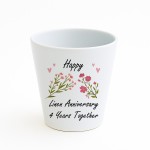 4th Wedding Anniversary Gifts For Wife Couple Gift Plant Pot