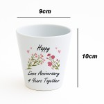 4th Wedding Anniversary Gifts For Wife Couple Gift Plant Pot