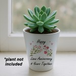 4th Wedding Anniversary Gifts For Wife Couple Gift Plant Pot