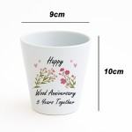 5th Wedding Anniversary Gifts For Wife Couple Gift Plant Pot