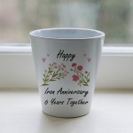 6th Wedding Anniversary Gifts For Wife Couple Gift Plant Pot