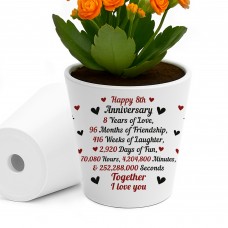 8th Anniversary Gifts For Wife Girlfriend Boyfriend Couple Gift 