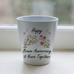 8th Wedding Anniversary Gifts For Wife Couple Gift Plant Pot