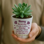 Nanny Gifts Nanny Birthday Gifts Best Nanny Ever Plant Pot Gifts