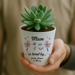 Mum Gifts Personalised Mum Plant Pot Mum Is Loved By Gifts