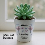 Mum Gifts Personalised Mum Plant Pot Mum Is Loved By Gifts