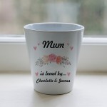 Personalised Mum Gifts Mum Plant Pot Mum Is Loved By Gifts