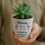 Personalised Mummy Gifts For Birthday Christmas Plant Pot Gift